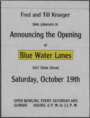 Blue Water Lanes - Oct 1946 Ad (newer photo)